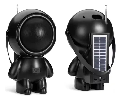 Astronauta Parlante Recargable Con Panel Solar Usb - Imagen 7
