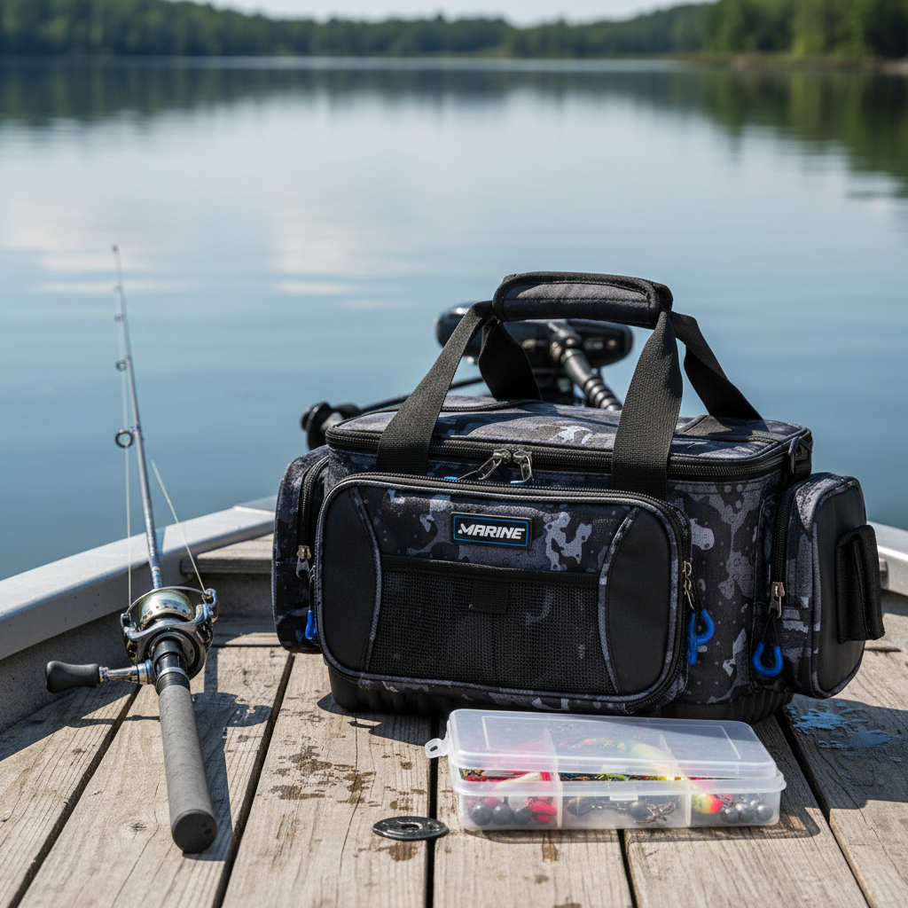 Bolso De Pesca M-bp15c 4 Organizadores Marine Sports - Imagen 2