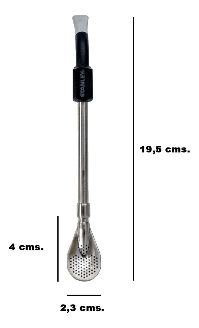 Bombilla Stanley Clasica Original Verde Y Negra Acero Inox - Imagen 7