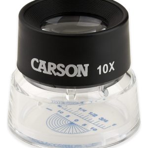 Lupa De Contacto 10x Aumentos Billetes Documentos Carson