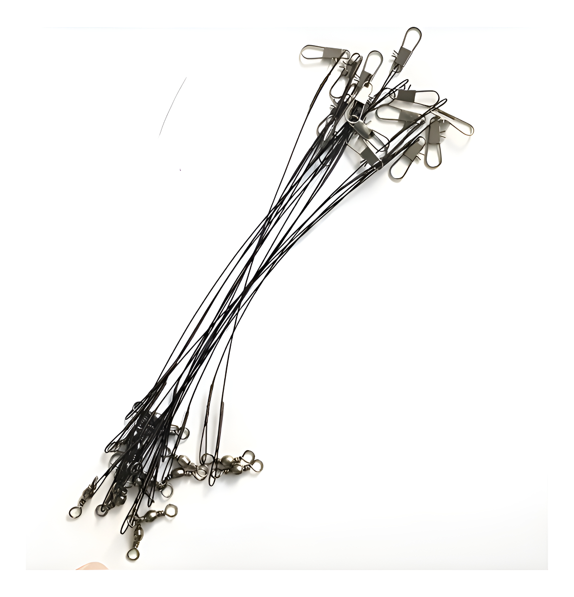 3 Líder De Acero Pesca Maruto Japones Muy Resistente Señuelo - Imagen 2