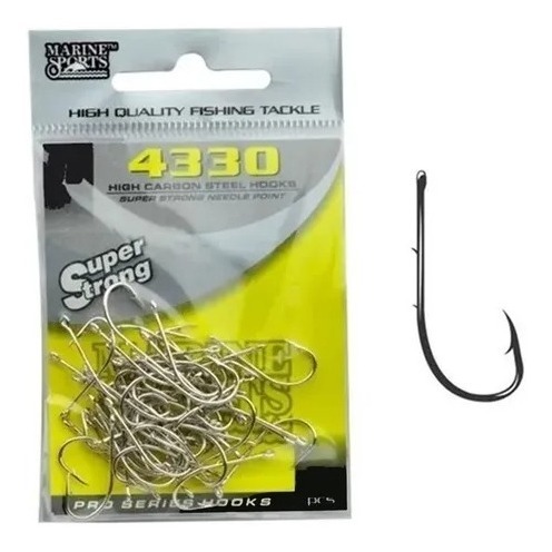 Anzuelo Marine Sports 4330 Río Playa Embarque N°6/0 Pesca - Imagen 2