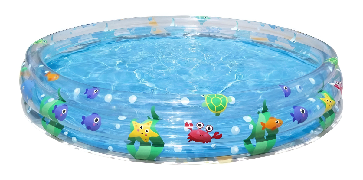Pileta Inflable Redonda Bestway Deep Dive 51005 Anillo De 1.83m X 33cm 480l Multicolor - Imagen 2