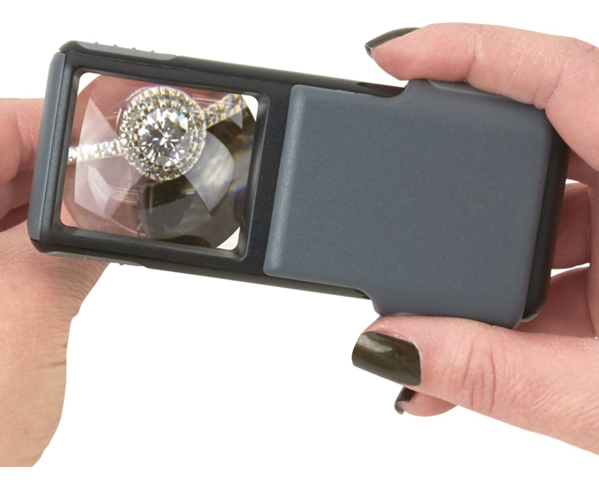 Lupa De Bolsillo 5x Con Iluminacion Led Carson Lectura - Imagen 7