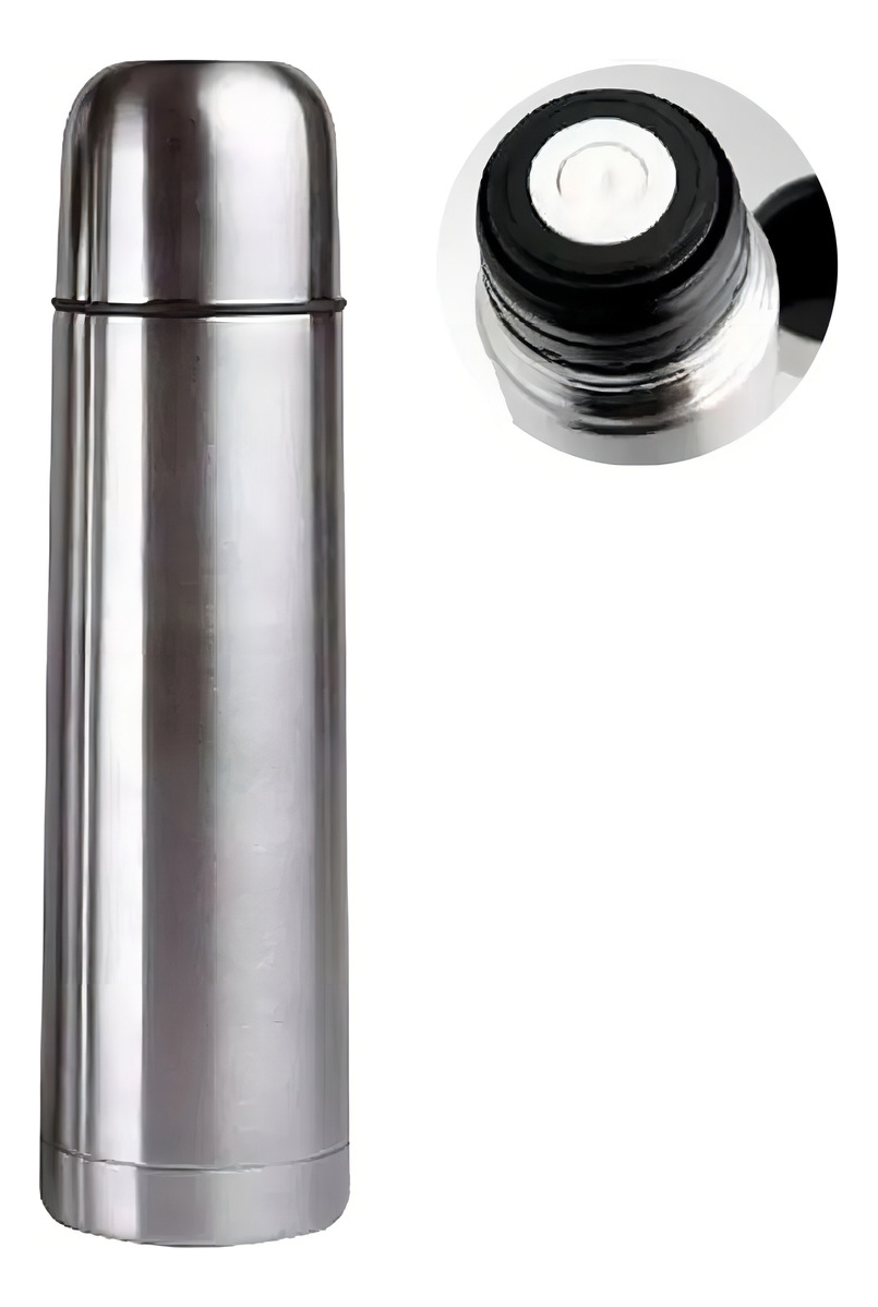 Termo Bala 1 Litro Acero Inoxidable Doble Capa Termica - Imagen 3