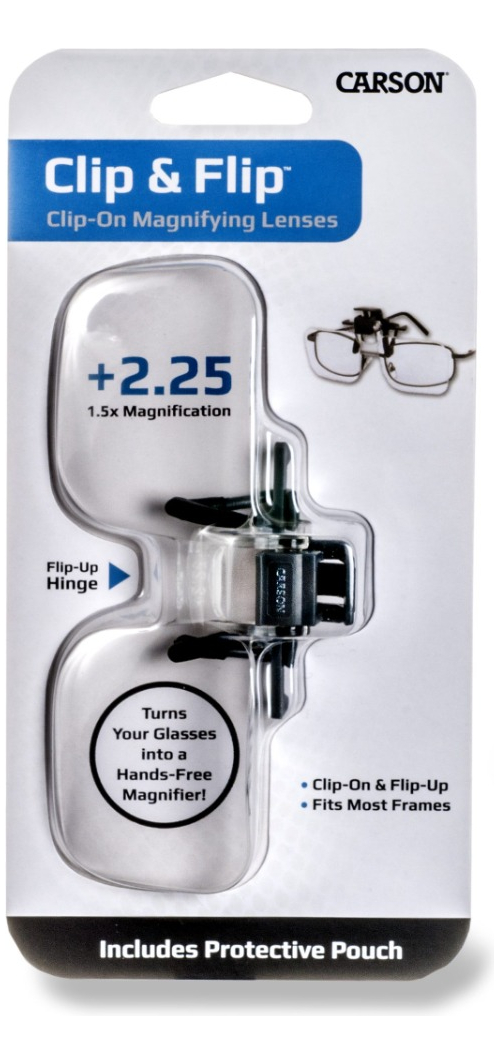 Lupas Para Lentes 2x Manos Libres Clip And Flip Carson - Imagen 6