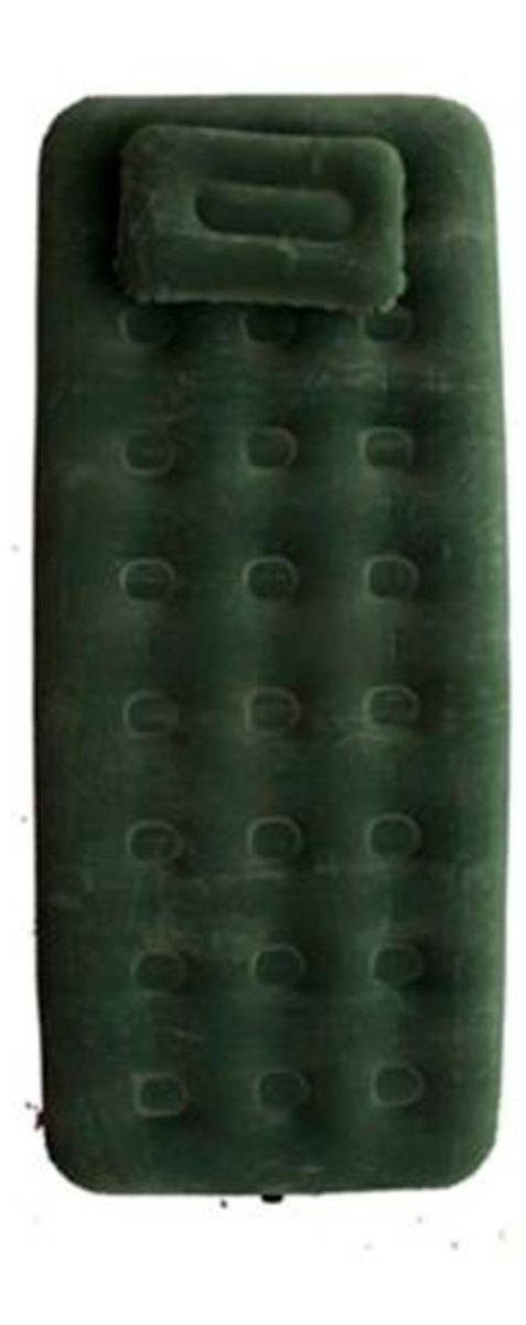 Colchon Inflable 1 Plaza C/ Almohada + Inflador Klimber - Imagen 4