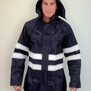 Equipo De Lluvia Impermeable Reflectivo Unisex Nylon Oxford