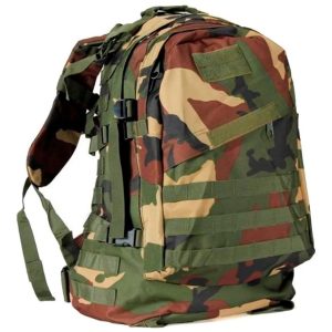 Mochila Táctica 40 Ltrs. En Lona Militar Muy Resistente Ga