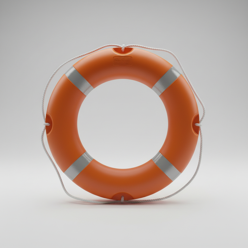 Aro Salvavidas Hombre Al Agua Barco Bote Nautica Reflectivo - Imagen 6