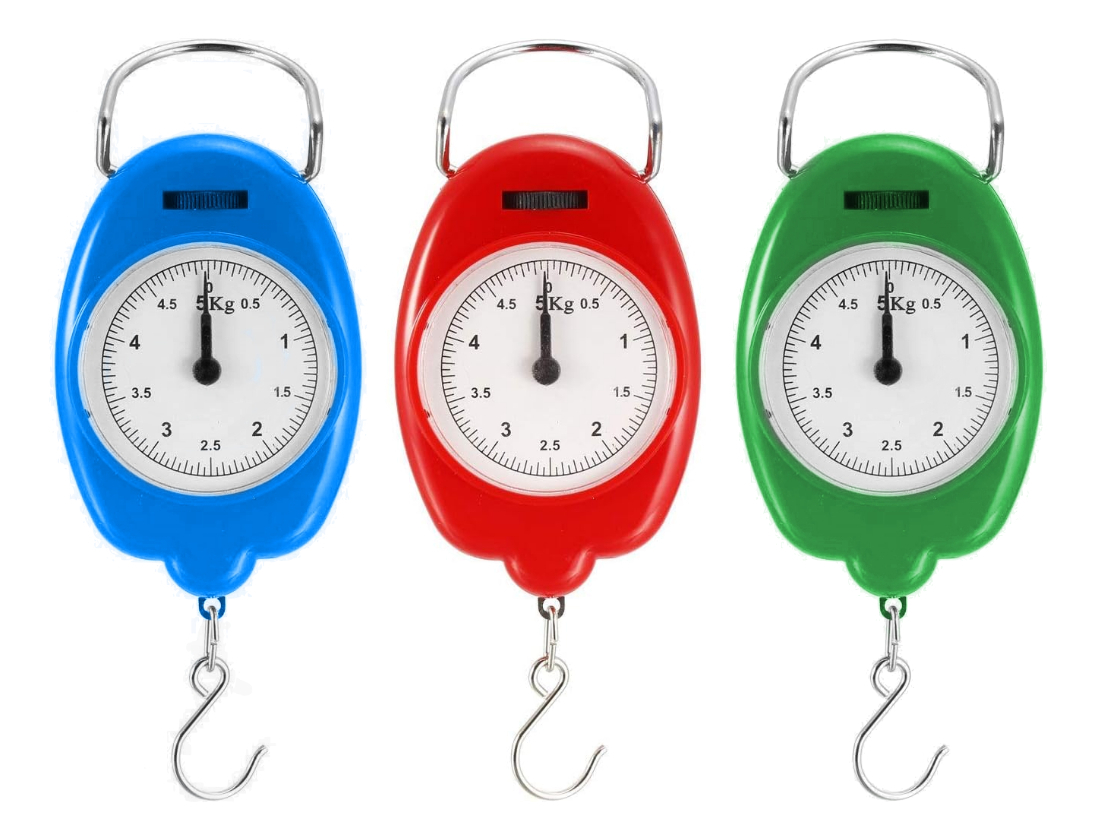 3 Balanzas De Viaje Mano Analogica De Mano 10 Kg Equipaje - Imagen 4