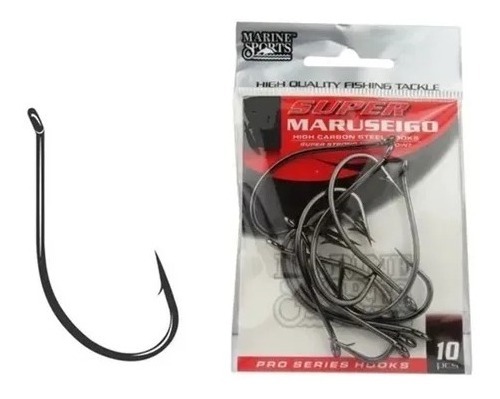 Anzuelo Super Maruseigo N°30 X 15 Uni Pesca Río Playa - Imagen 2