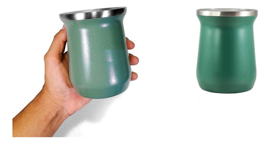 Mate Acero Inoxidable Doble Pared Reforzado Termico 260 Ml - Imagen 3