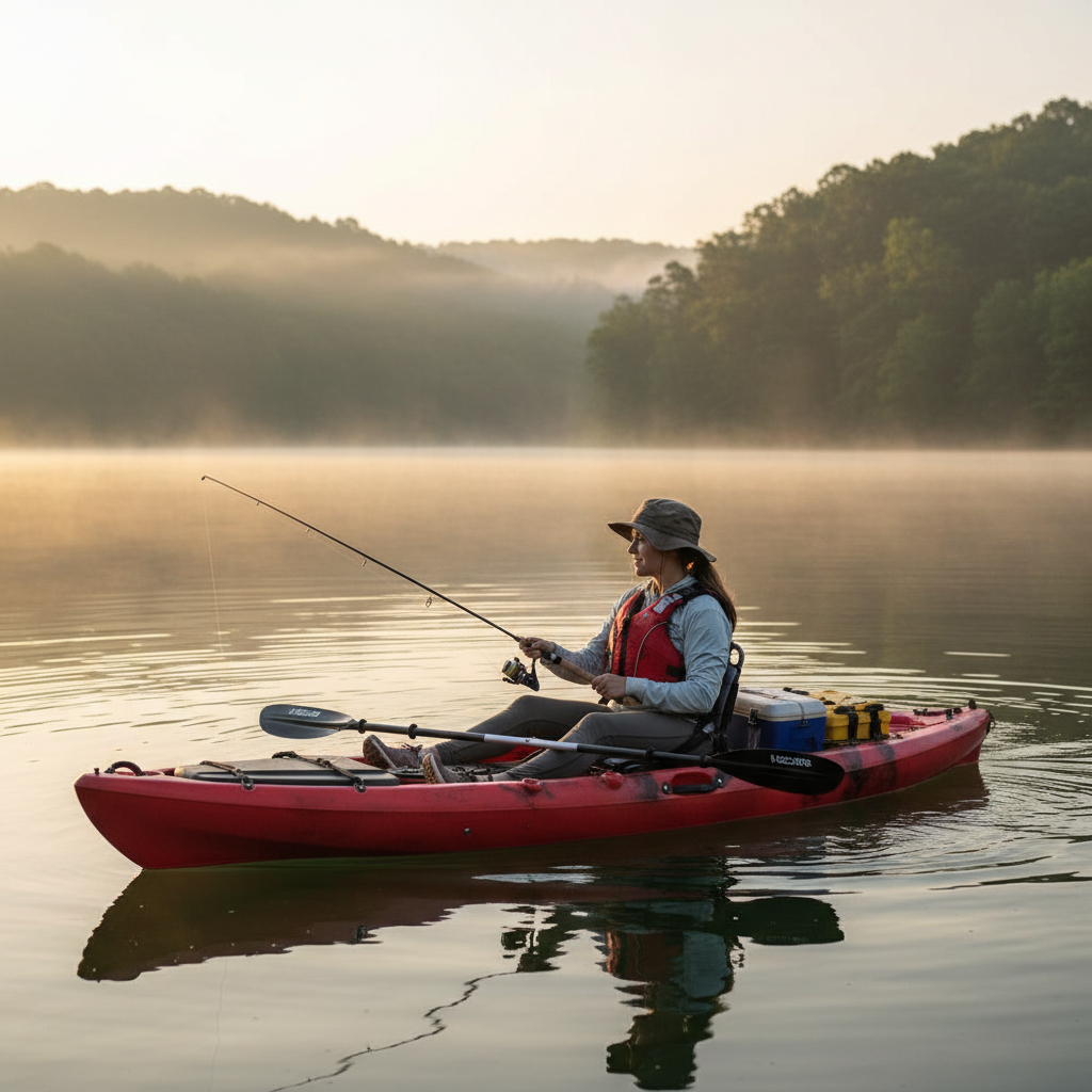 Kayak Fisherman Pro Silla Rigida Hasta 250 Kg Con Timon - Imagen 9