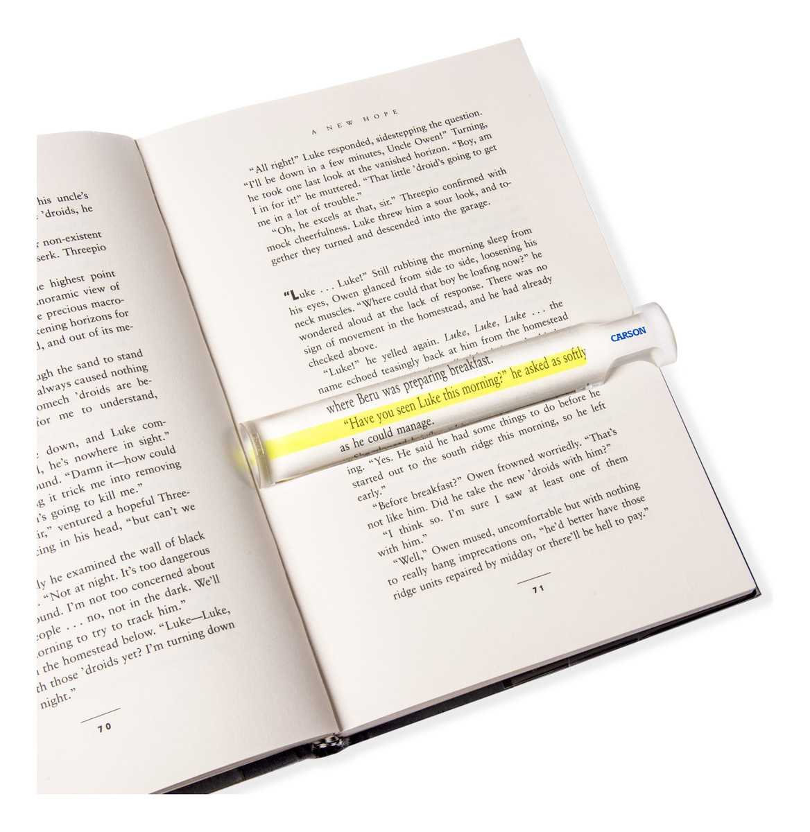 Lupa Barra Con Aumento 1.5x Carson Libros Lectura Estudio - Imagen 6