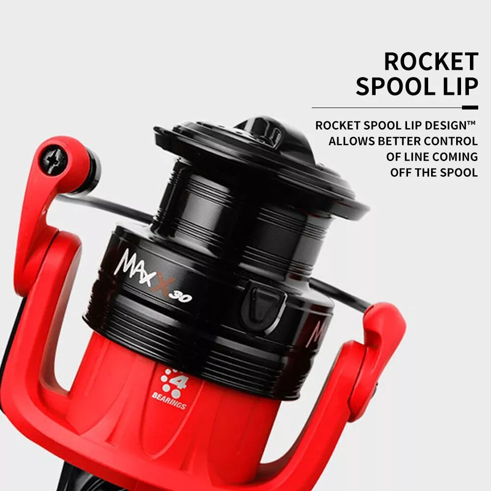 Reel Frontal Abu Garcia Black Max Sp40 Pesca Lance Costa - Imagen 8