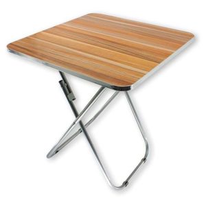 Mesa Plegable Cuadrada 60x60x70cm Gran Aventura