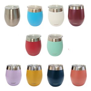 Mate Acero Inox C/ Tapa Vaso Térmico Bebidas Frías Calientes