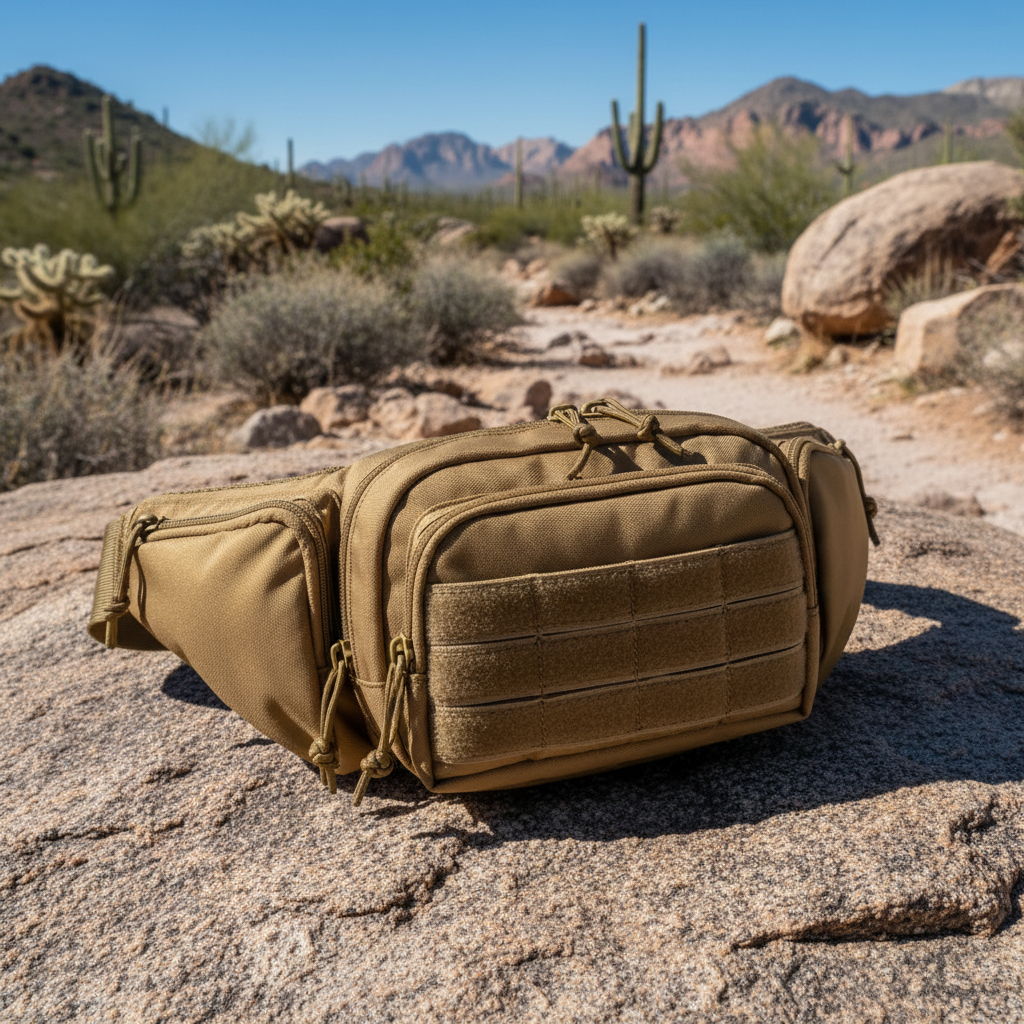 Riñonera Táctica Con Sitema Molle O Bolso De Cintura