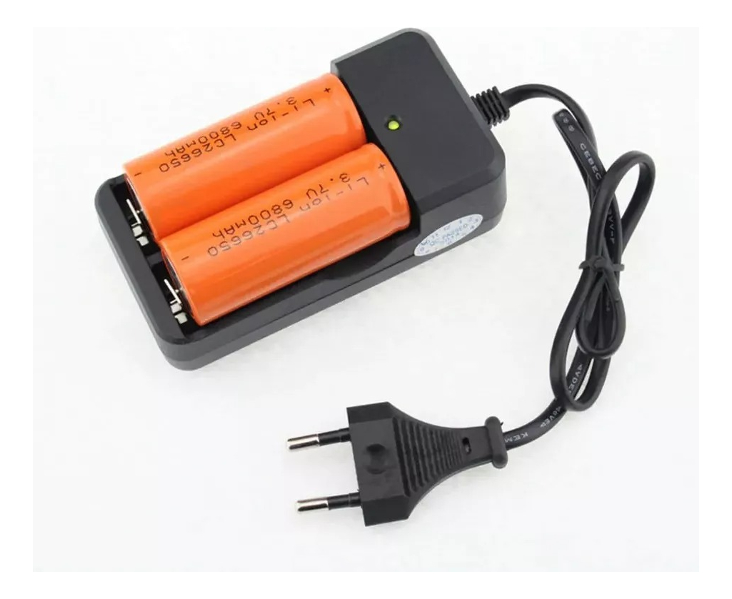 Cargador Doble Universal Mas 2 Baterías Recargable 3.7v - Imagen 6