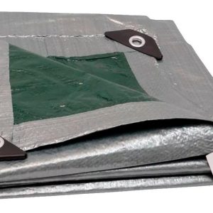 Lona Aluminizada Aluminizada Y Verde Ntk 3x2mt
