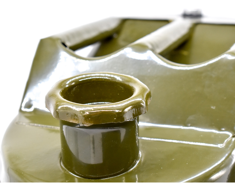 Bidon Metalico Combustible 10 Litros Viaje Camping Autos - Imagen 6