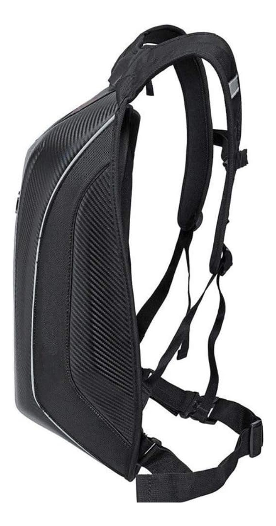 Mochila Para Moto Rígida Proteccion Impermeable Aerodinamica - Imagen 4