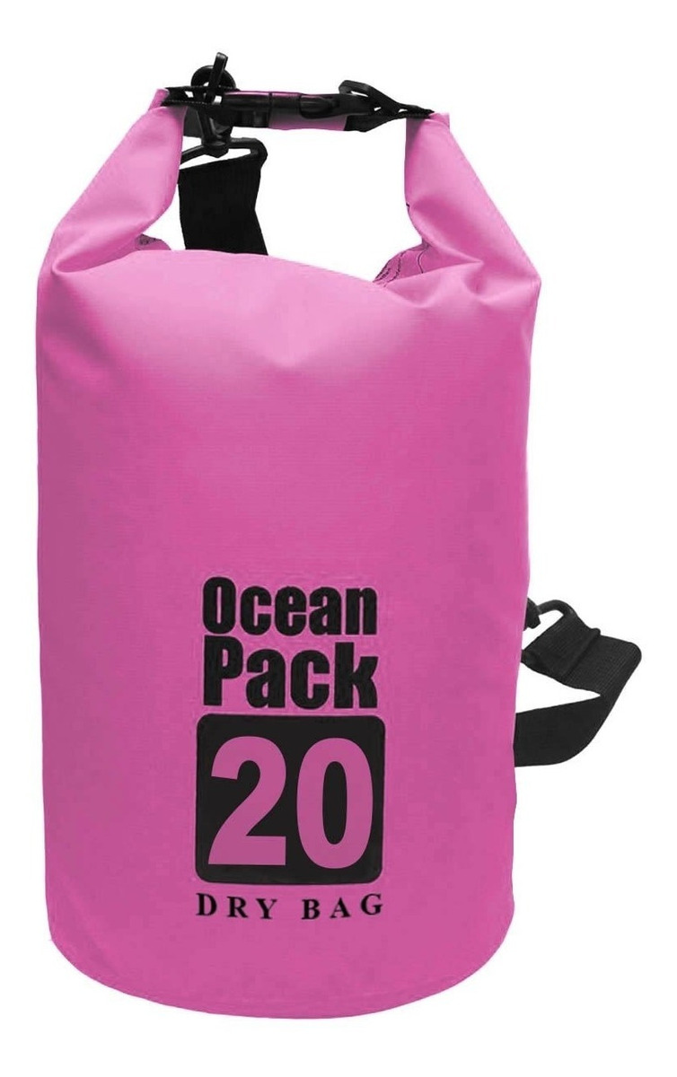 Bolso Estanco Ocean Pack 20 Litros Kayak Campig Playa Bolsa - Imagen 7