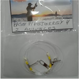 Base Para Pejerrey Con 2 Anzuelos Nudo Corredizo Pesca Costa