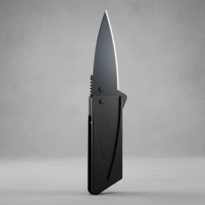 Navaja Plegable Diseño Tarjeta Super Ninja Oculta