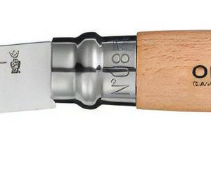 Cuchillo Plegable Opinel N°8 Acero Inoxidable Mango Madera Haya
