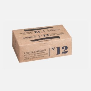 Navaja Opinel N°12 Acero Al Carbono Con Blister Filo Preci