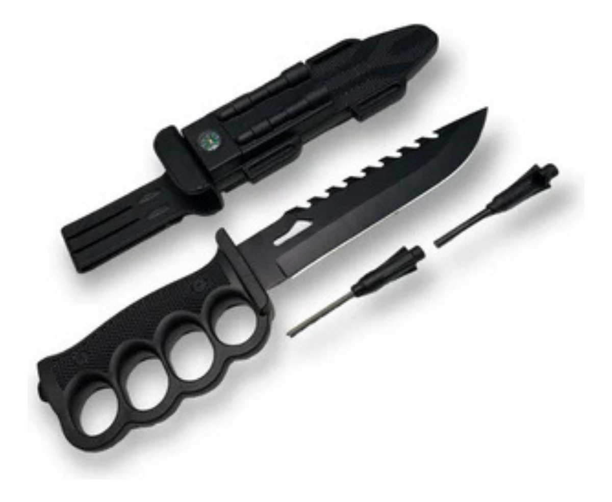 Cuchillo De Cocina Táctico Explorer Con Funda Y Accesorios