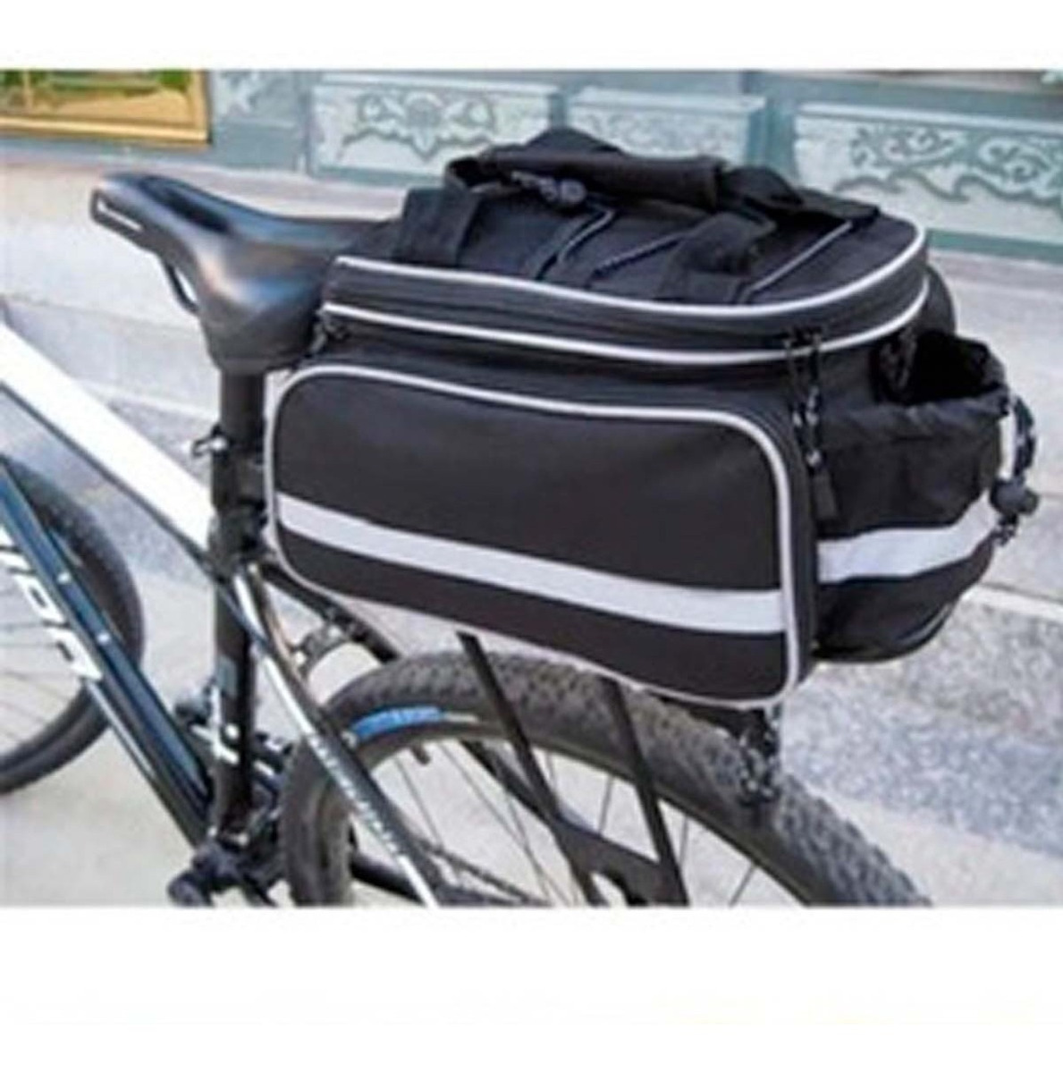 Bolso Con Alforjas Para Parrilla De Bicicleta Gran Aventura - Imagen 5