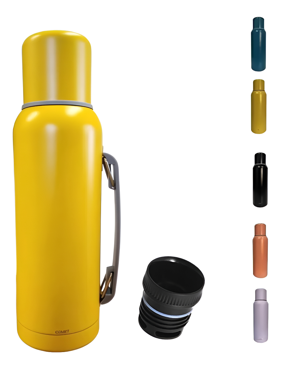 Termos Acero Inoxidable 1 Litro Doble Capa C/manija+colores - Imagen 7