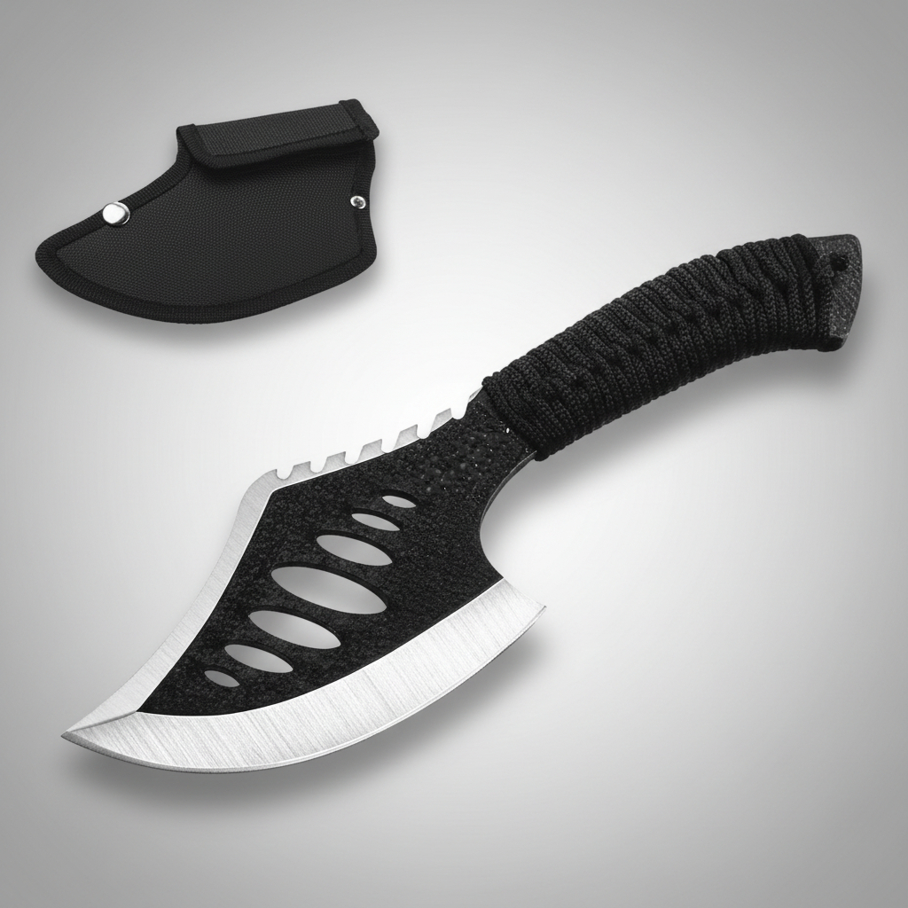 Cuchillo Hacha Tactica Con Cierra Lanzamiento Supervivencia - Imagen 5