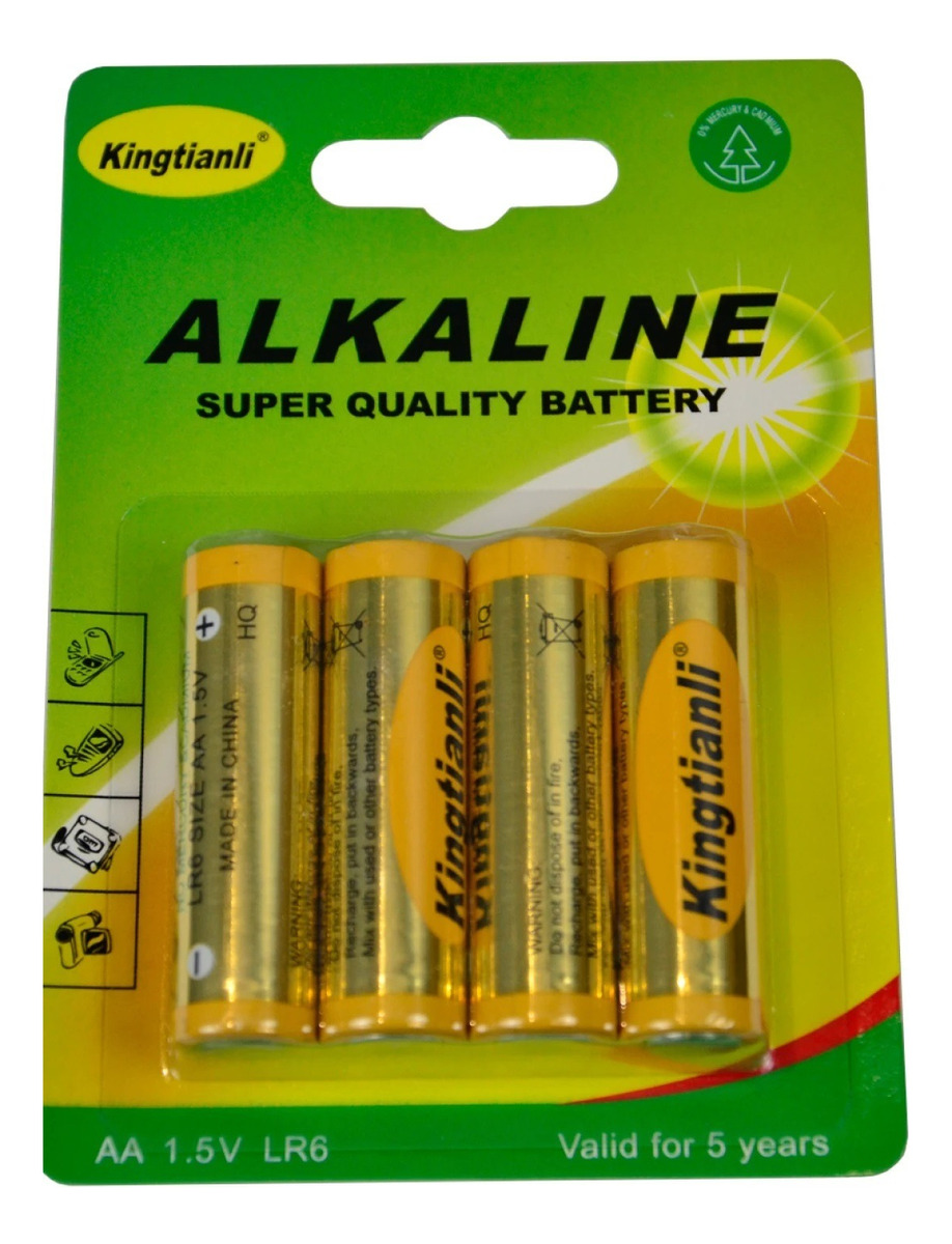 Pilas Aa Kingtianli Pack 4 Unidades Gran Aventura
