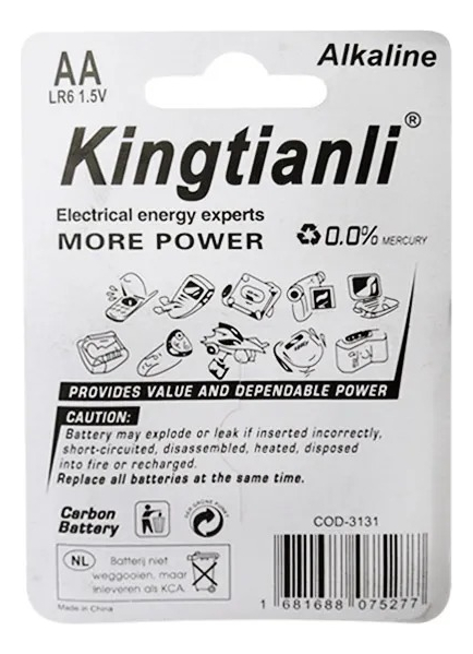 Pilas Aa Kingtianli Pack 4 Unidades Gran Aventura - Imagen 4