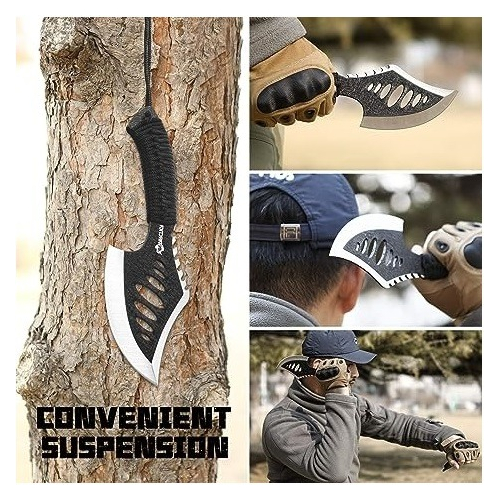 Cuchillo Hacha Tactica Con Cierra Lanzamiento Supervivencia - Imagen 8