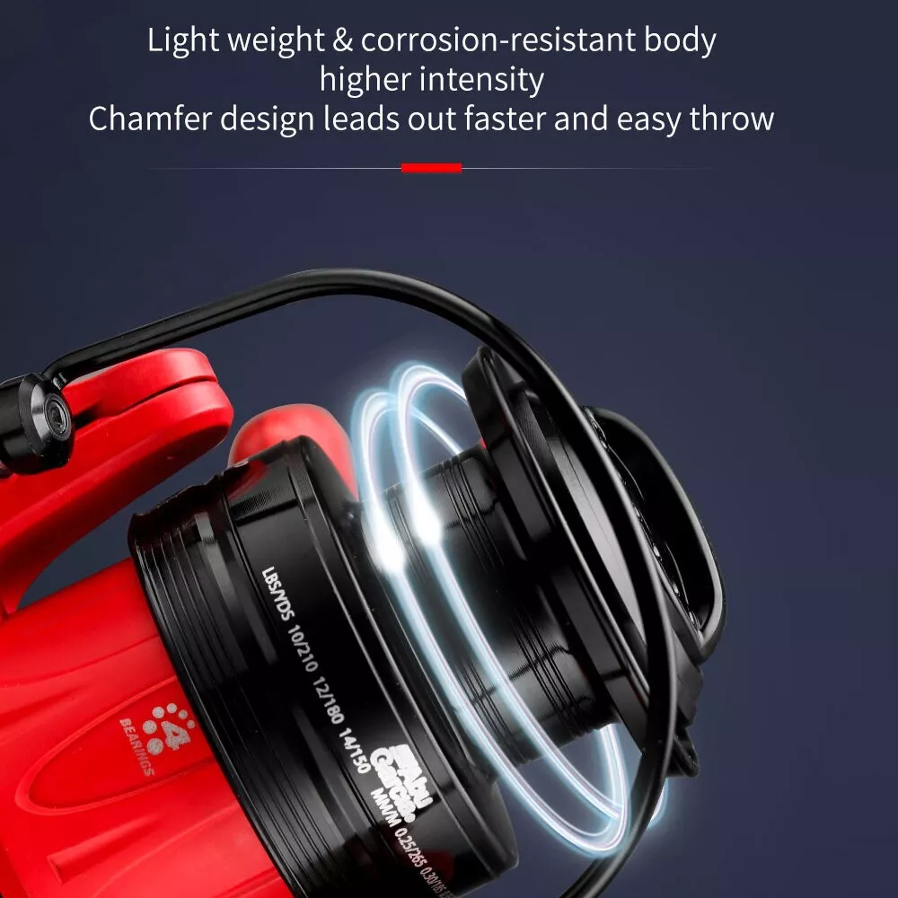 Reel Frontal Abu Garcia Black Max Sp40 Pesca Lance Costa - Imagen 7