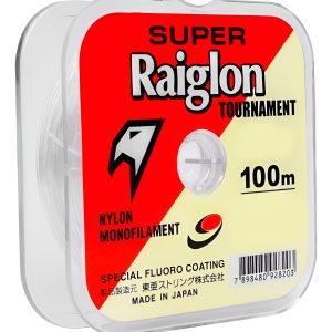Tanza Nylon Monofilamento Super Raiglon 0.128 Mm Gris Claro