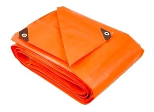 Lona Impermeable Goldex Super Reforzada Naranja 7 X 4 Mts - Imagen 2