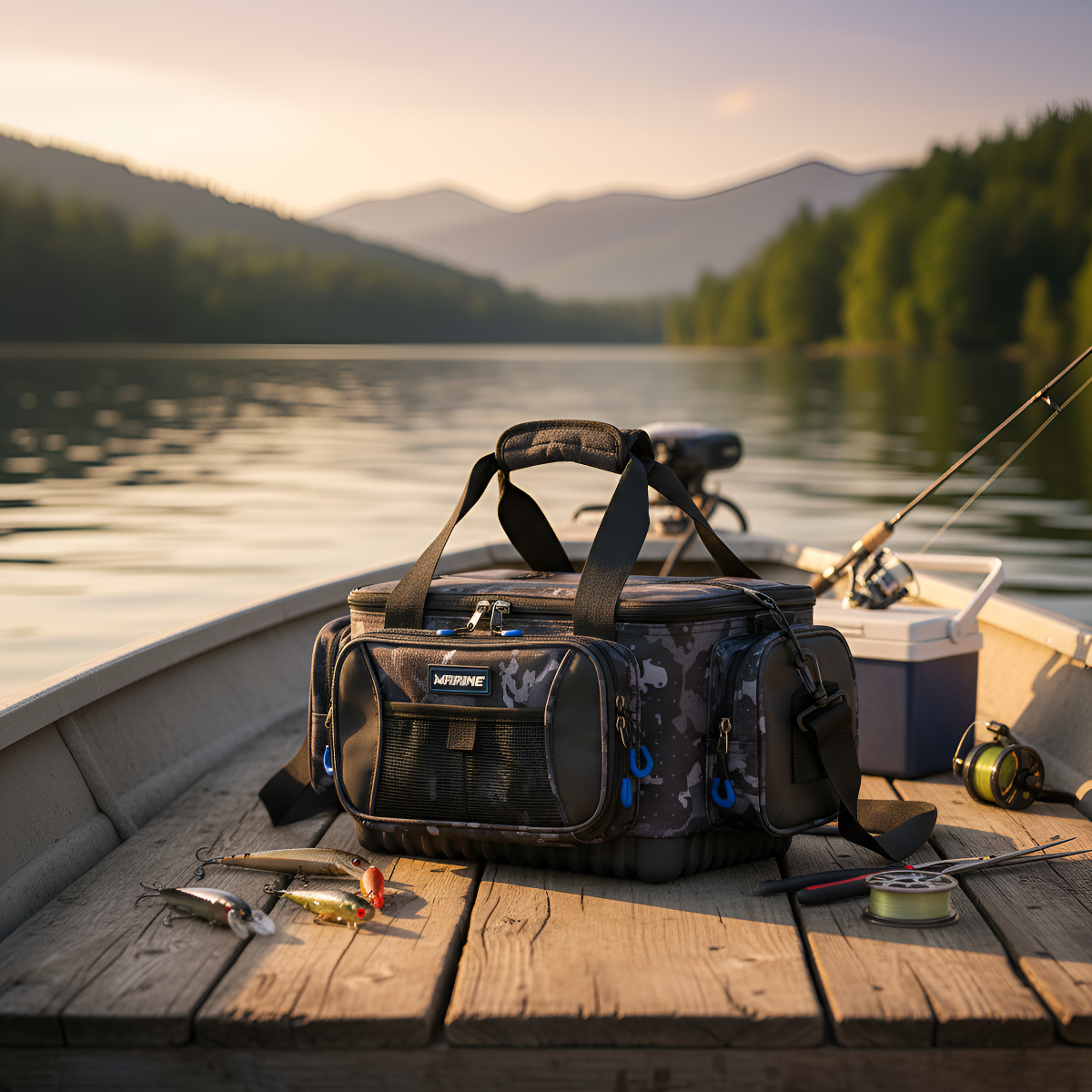 Bolso De Pesca M-bp15c 4 Organizadores Marine Sports - Imagen 4
