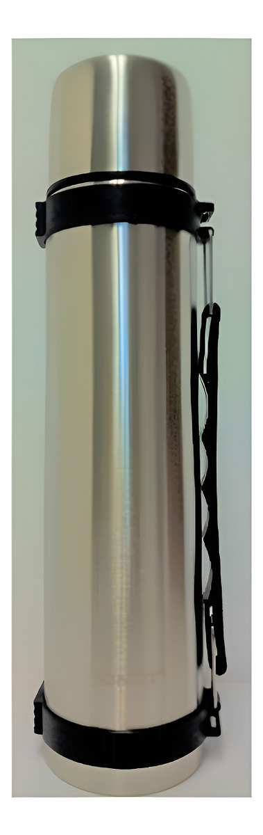 Termo Comet 1.2l Con Manija – Acero Inox Cubierto En Goma