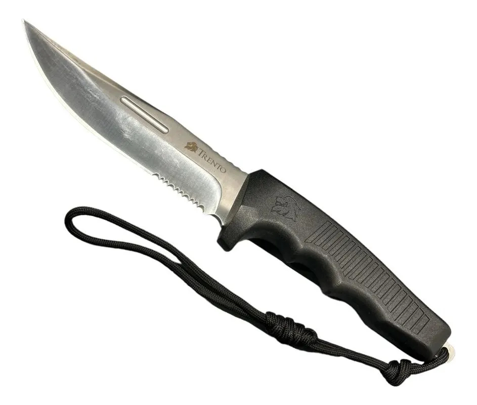 Cuchillo Trento Recon Filo Liso Y Cierra Tactico Defensa - Imagen 5