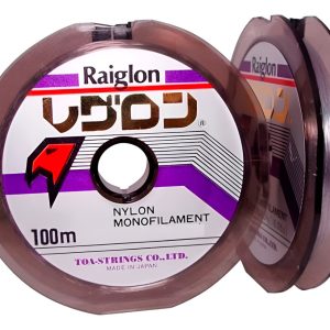 Tanza Nylon Monofilamento Raiglon 100mts 0.405mm Gris Niebla