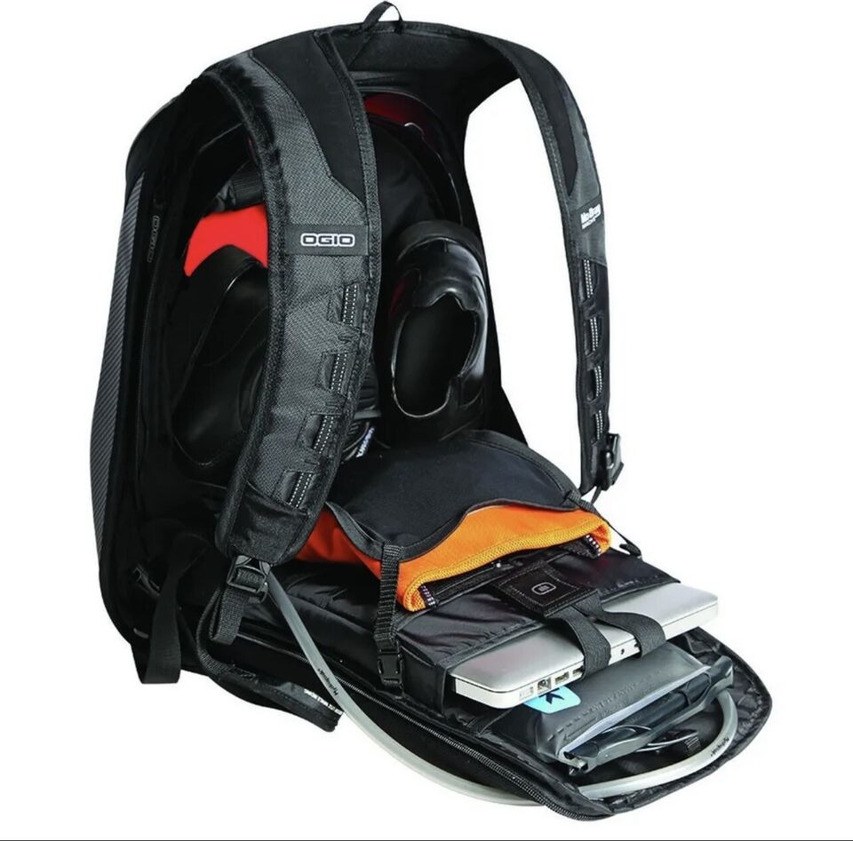Mochila Para Moto Rígida Proteccion Impermeable Aerodinamica - Imagen 5