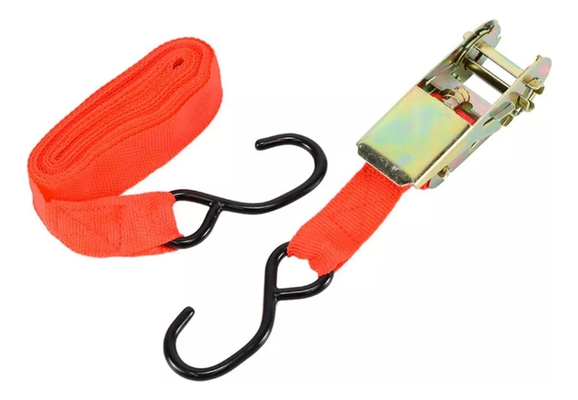 Cinta Catraca Para Carga Sujecion Malacate 5 Mts Auto Moto - Imagen 6