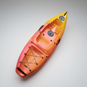 Kayak Wave 1p Con Respaldo Y Remo Ideal Pesca Travesía Kayac