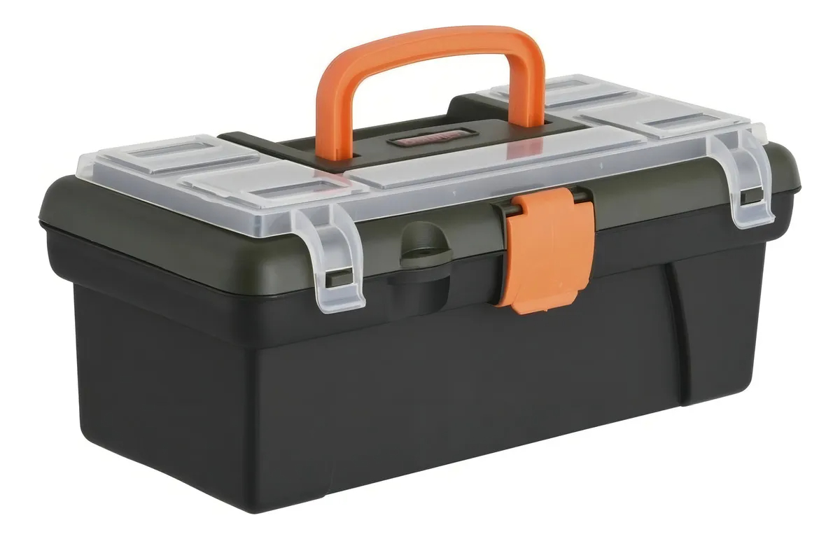 Caja De Herramienta Chica Bauker Ideal Facil De Transportar - Imagen 9